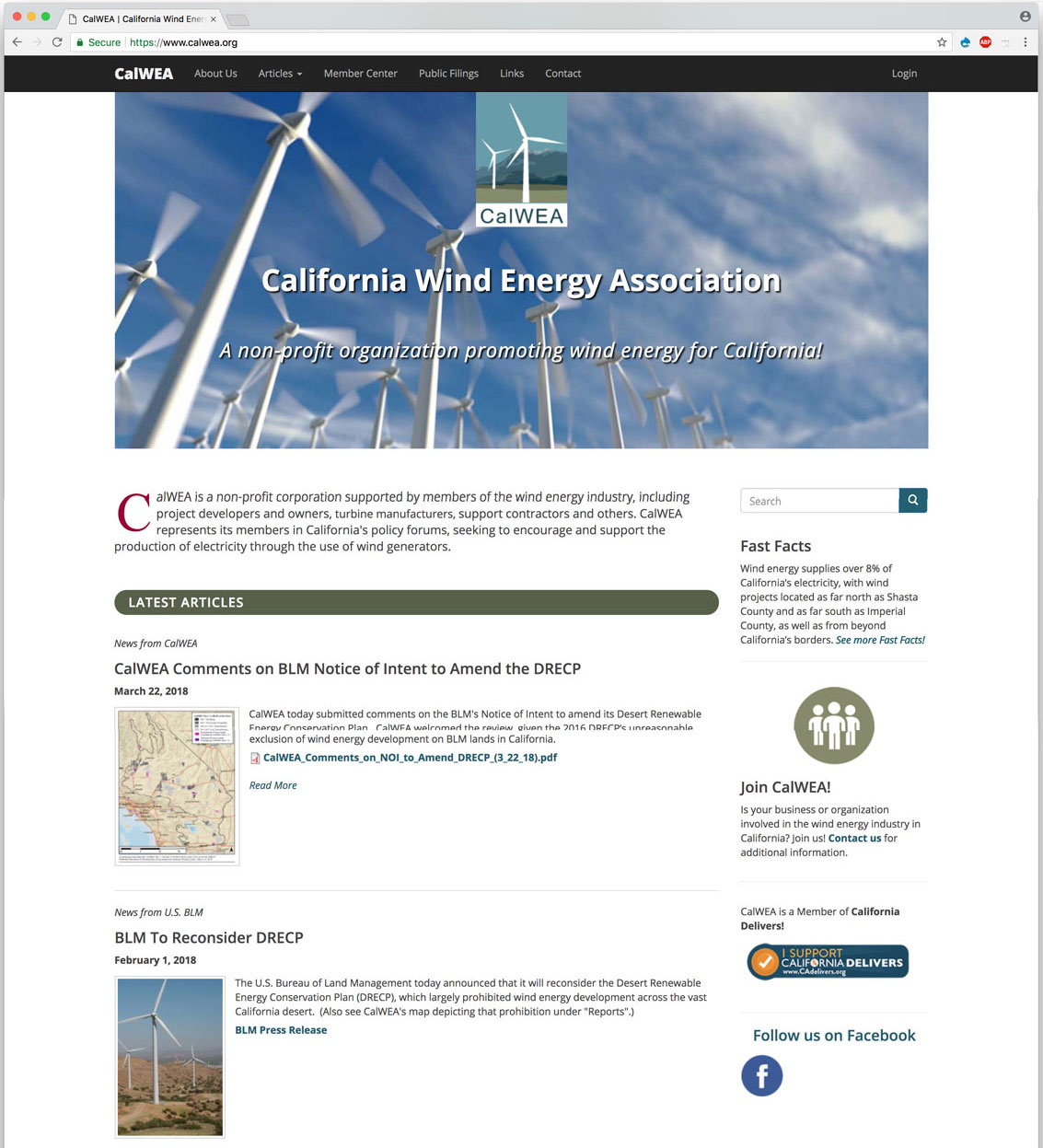 CalWEA website