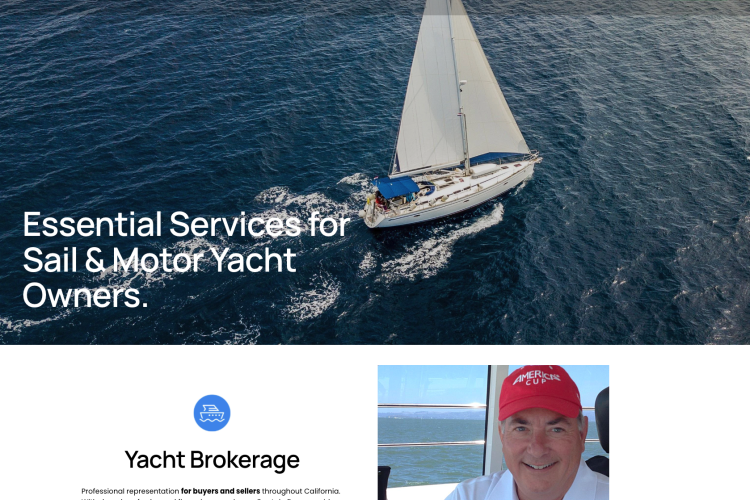 DKT Yacht Services website screenshot